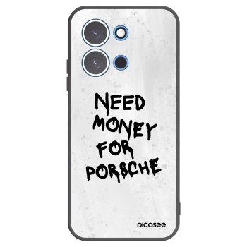 Picasee crna silikonska maskica za Xiaomi Redmi 15C 4G - White Dollar