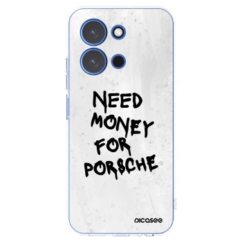 Picasee silikonska prozirna maskica za Xiaomi Redmi 15C 4G - White Dollar