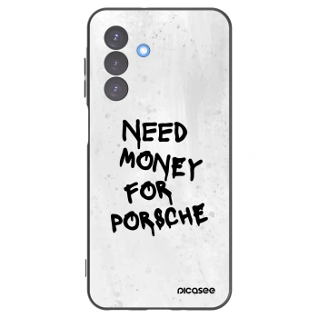 Picasee crna silikonska maskica za Samsung Galaxy A17 5G - White Dollar