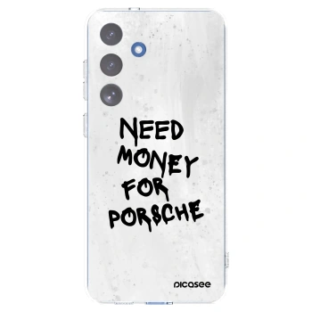 Picasee silikonska prozirna maskica za Samsung Galaxy S25 FE 5G - White Dollar