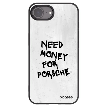 Picasee crna silikonska maskica za Apple iPhone 17e - White Dollar