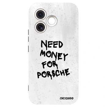 Picasee crna silikonska maskica za Honor 600 Lite - White Dollar