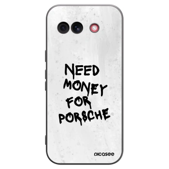Picasee crna silikonska maskica za Google Pixel 10a - White Dollar