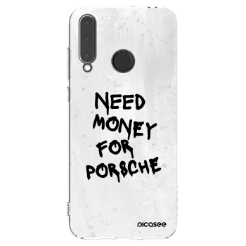 Picasee silikonska prozirna maskica za Honor 20 Lite - White Dollar