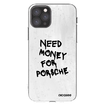 Picasee silikonska prozirna maskica za Apple iPhone 11 Pro - White Dollar