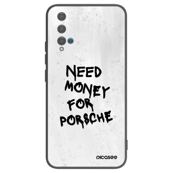 Picasee crna silikonska maskica za Huawei Nova 5T - White Dollar