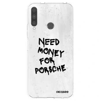 Picasee silikonska prozirna maskica za Huawei P40 Lite E - White Dollar