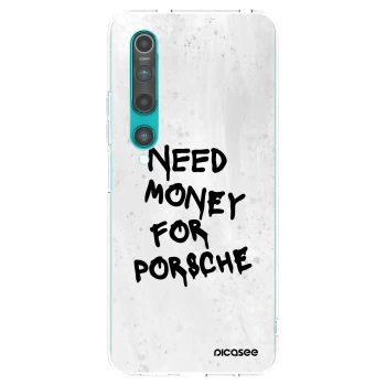 Picasee silikonska prozirna maskica za Xiaomi Mi 10 - White Dollar