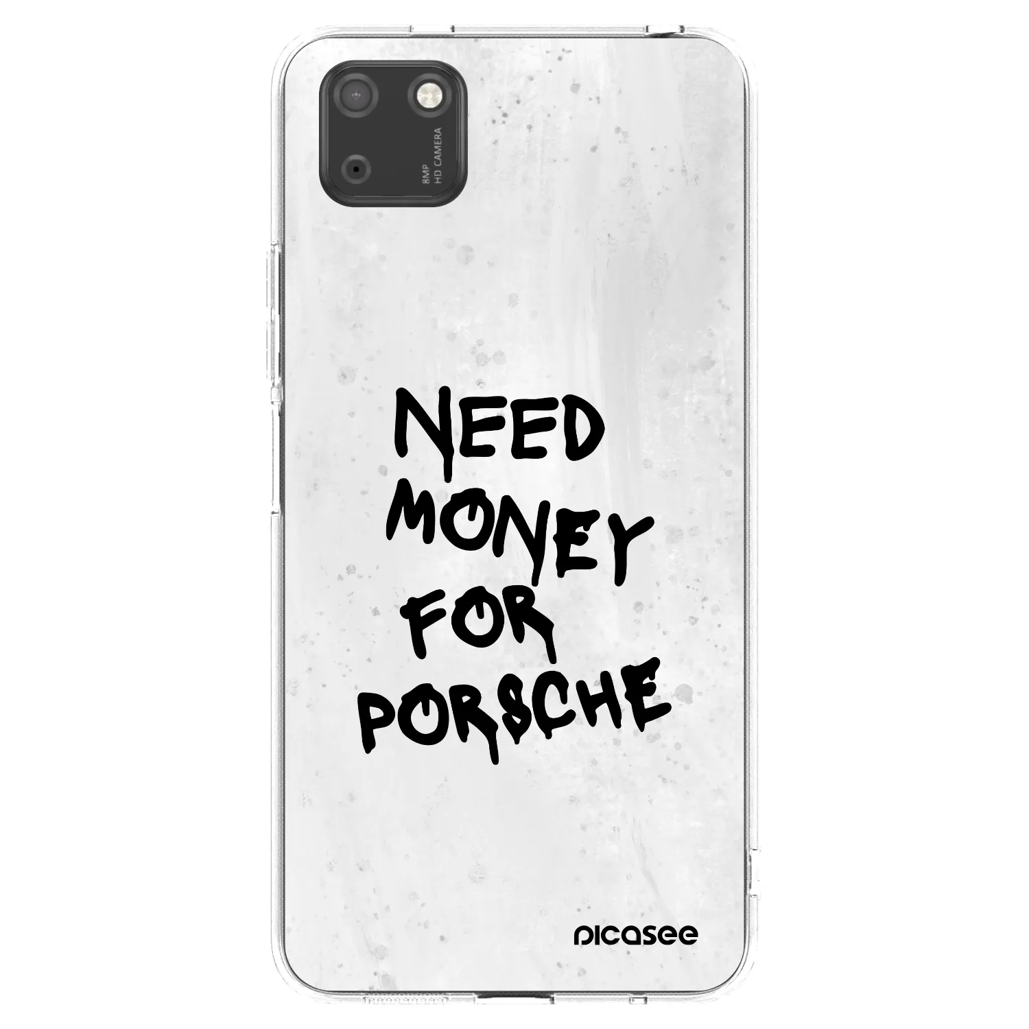 Picasee silikonska prozirna maskica za Huawei Y5P - White Dollar