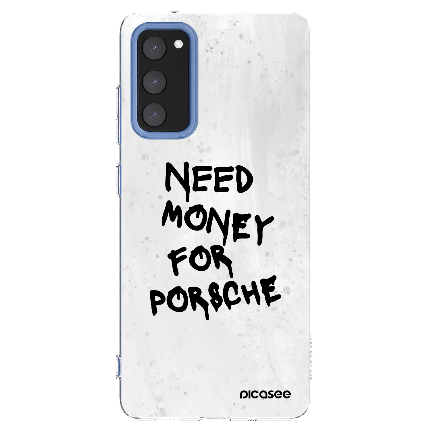 Picasee silikonska prozirna maskica za Samsung Galaxy S20 FE - White Dollar