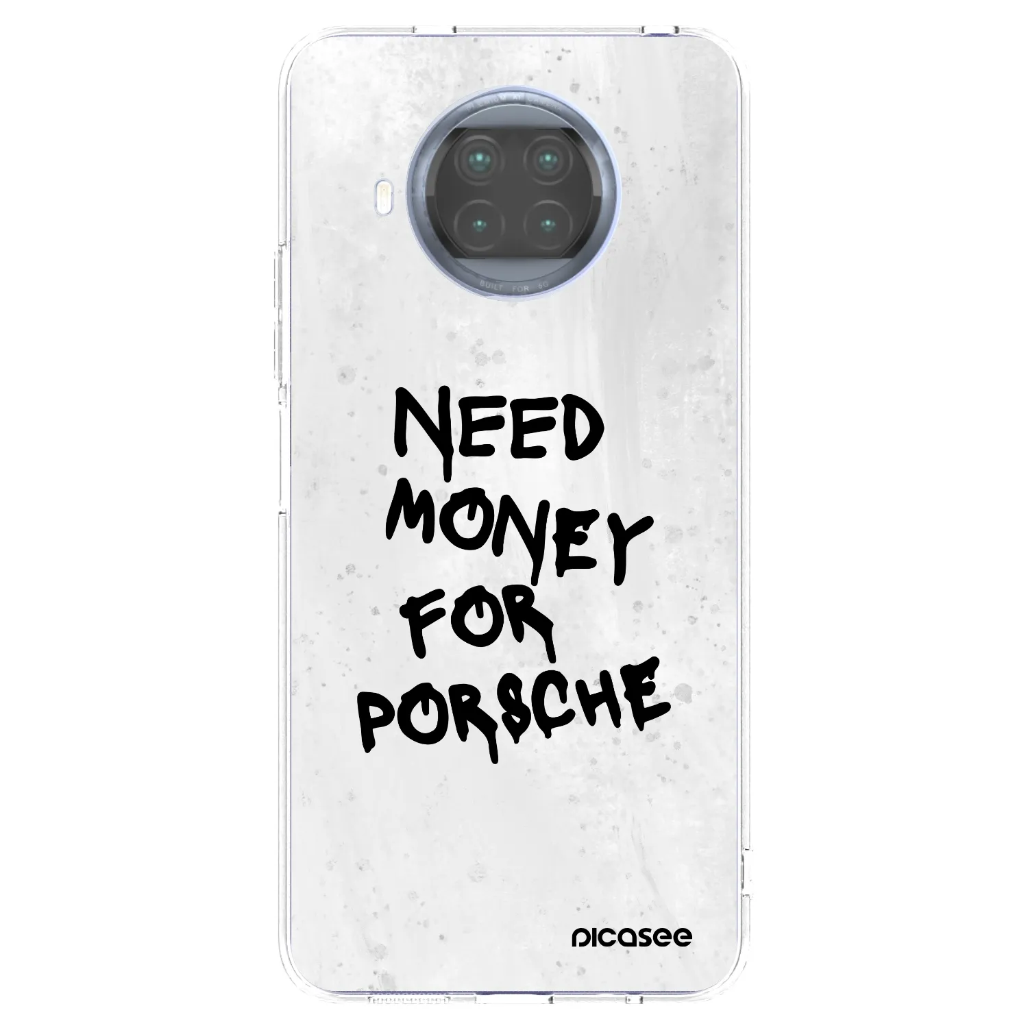 Picasee silikonska prozirna maskica za Xiaomi Mi 10T Lite - White Dollar