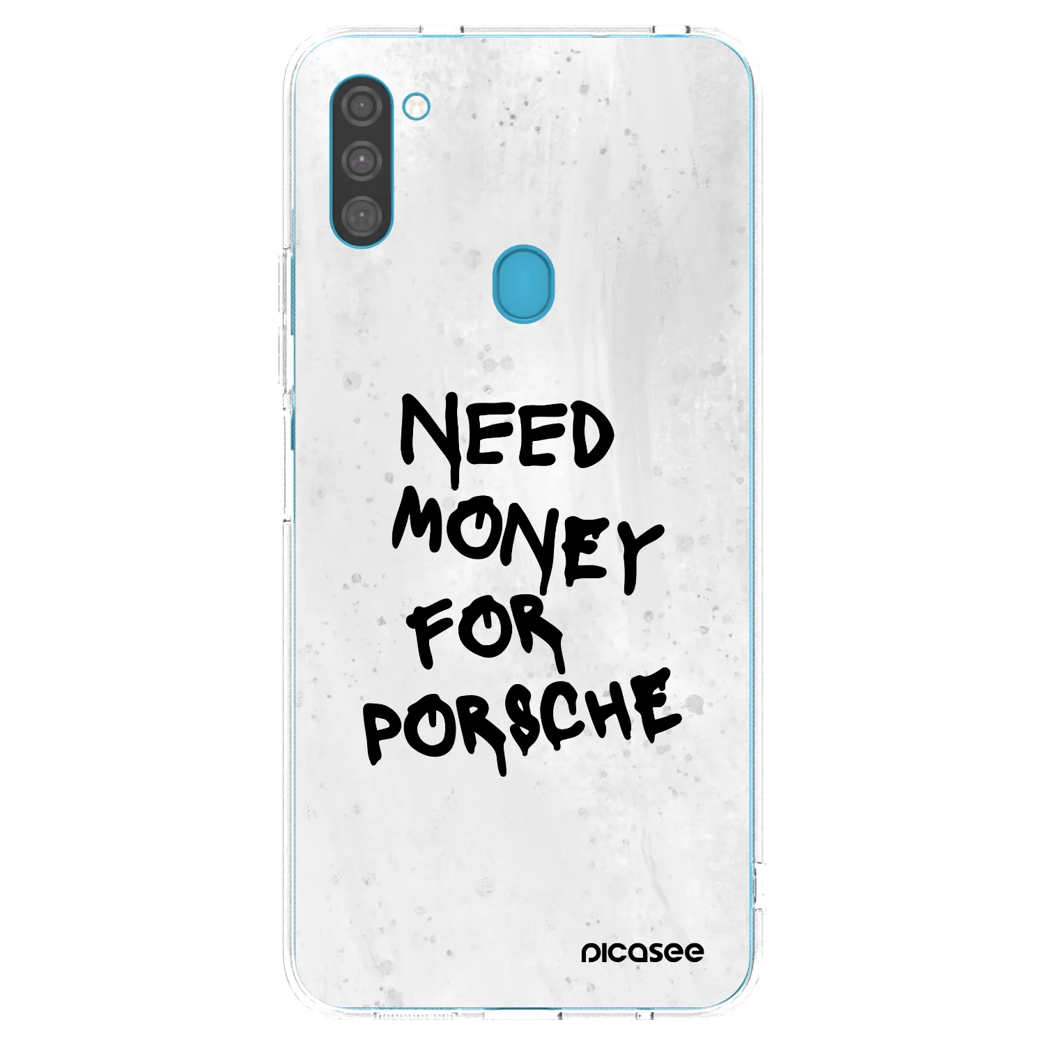 Picasee silikonska prozirna maskica za Samsung Galaxy M11 - White Dollar