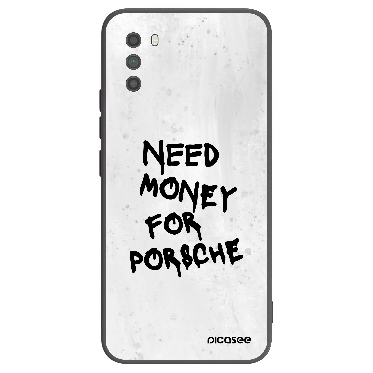 Picasee crna silikonska maskica za Xiaomi Poco M3 - White Dollar
