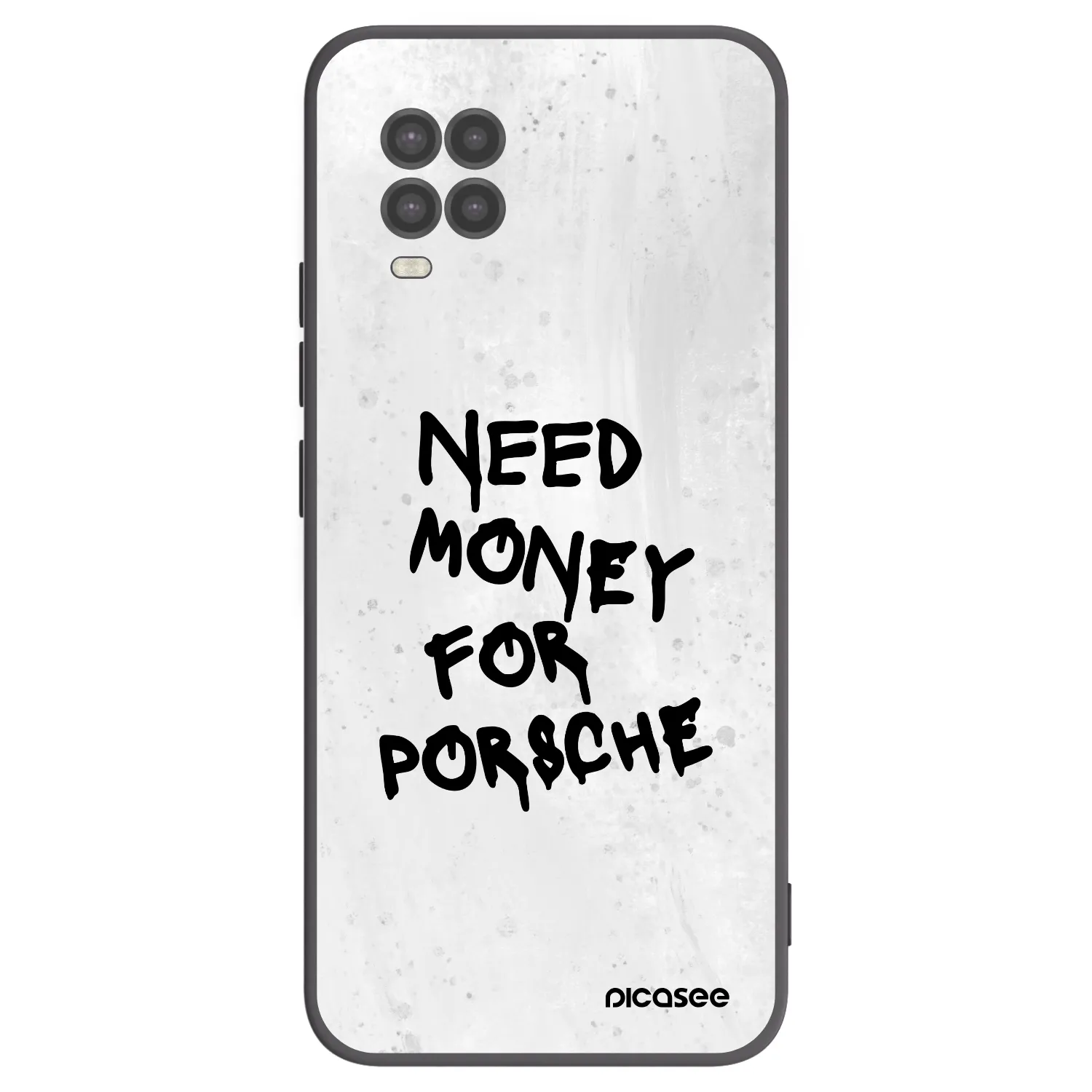 Picasee crna silikonska maskica za Xiaomi Mi 10 Lite - White Dollar