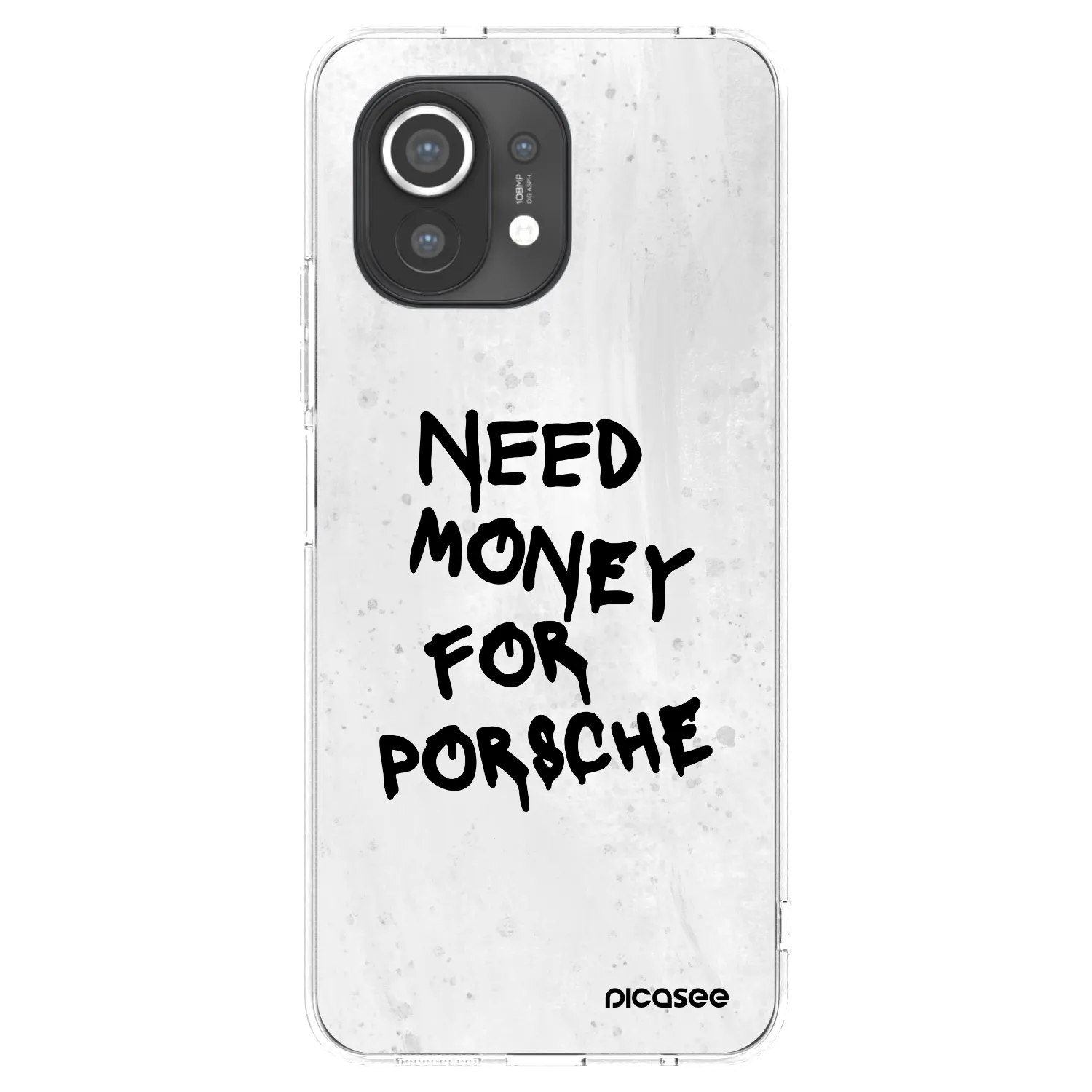 Picasee silikonska prozirna maskica za Xiaomi Mi 11 - White Dollar