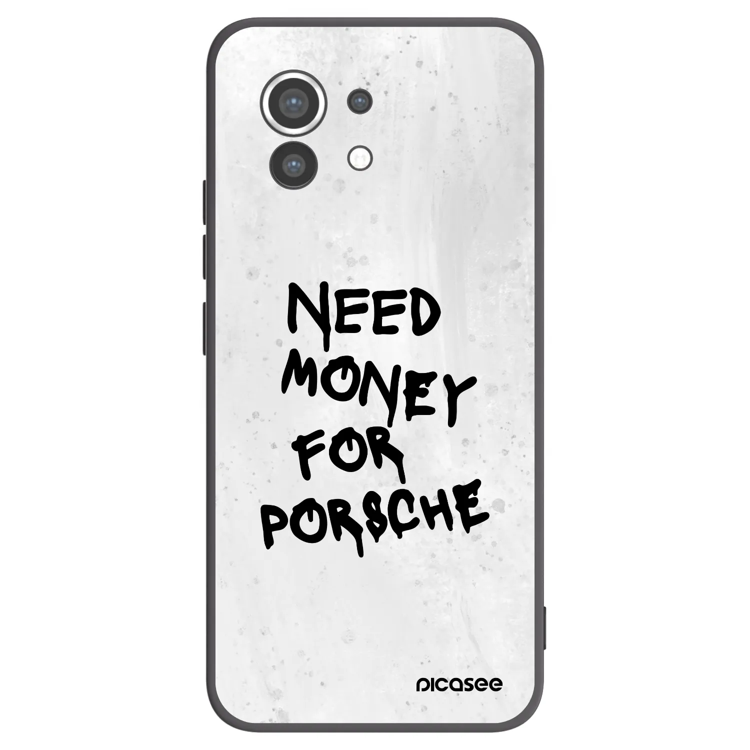Picasee crna silikonska maskica za Xiaomi Mi 11 - White Dollar