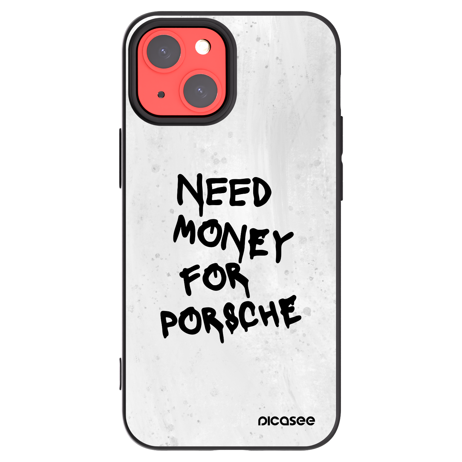 Picasee crna silikonska maskica za Apple iPhone 13 mini - White Dollar