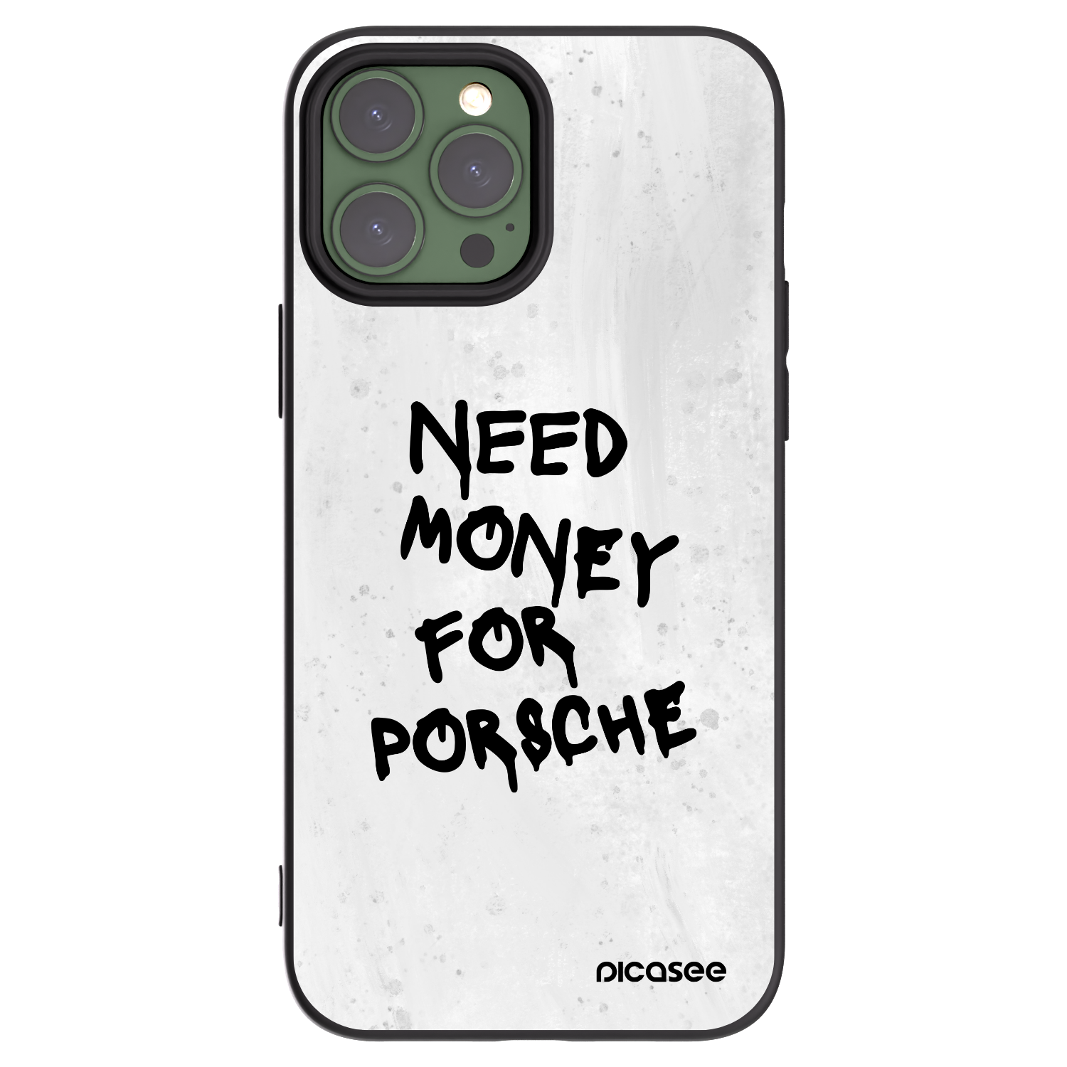 Picasee crna silikonska maskica za Apple iPhone 13 Pro Max - White Dollar