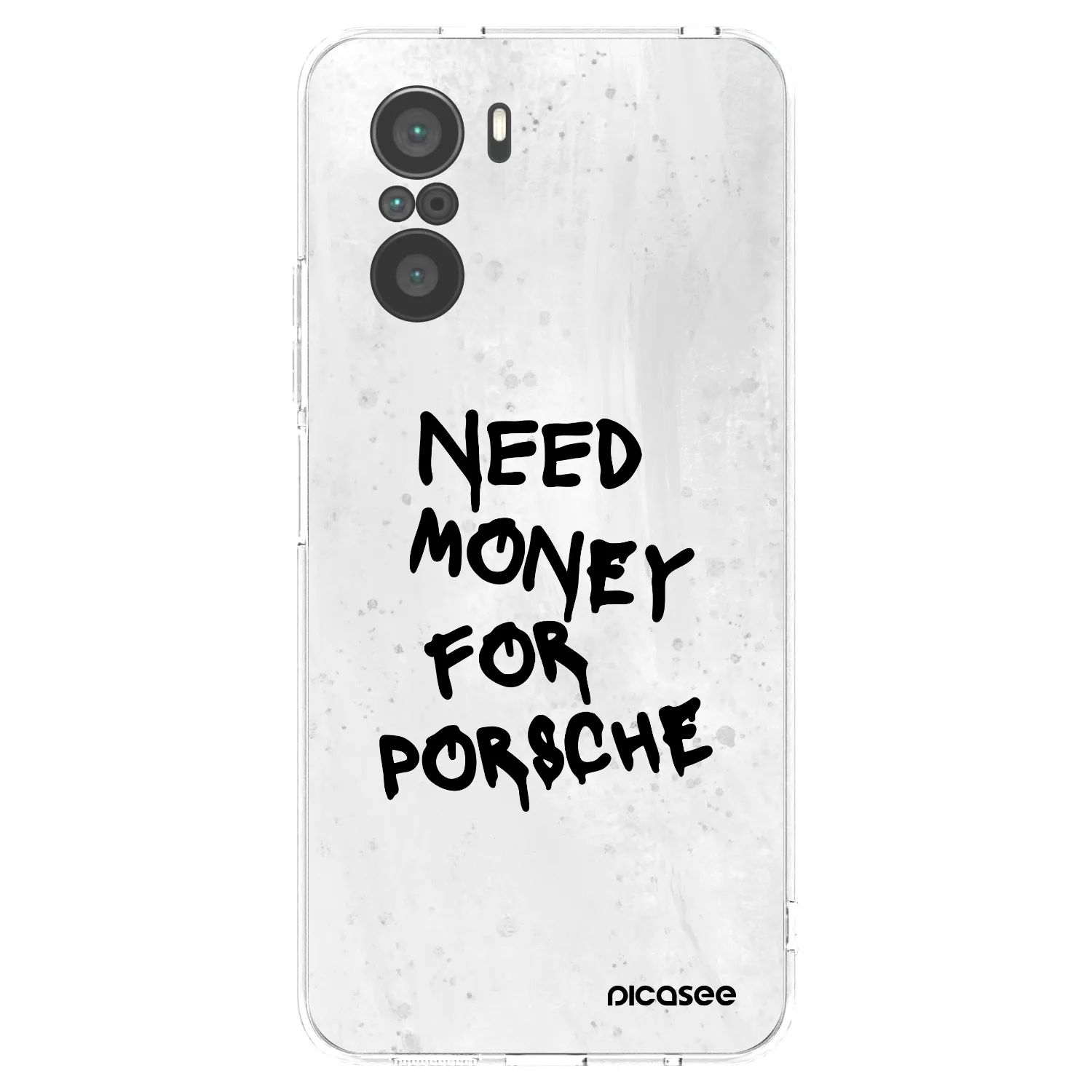Picasee silikonska prozirna maskica za Xiaomi Poco F3 - White Dollar