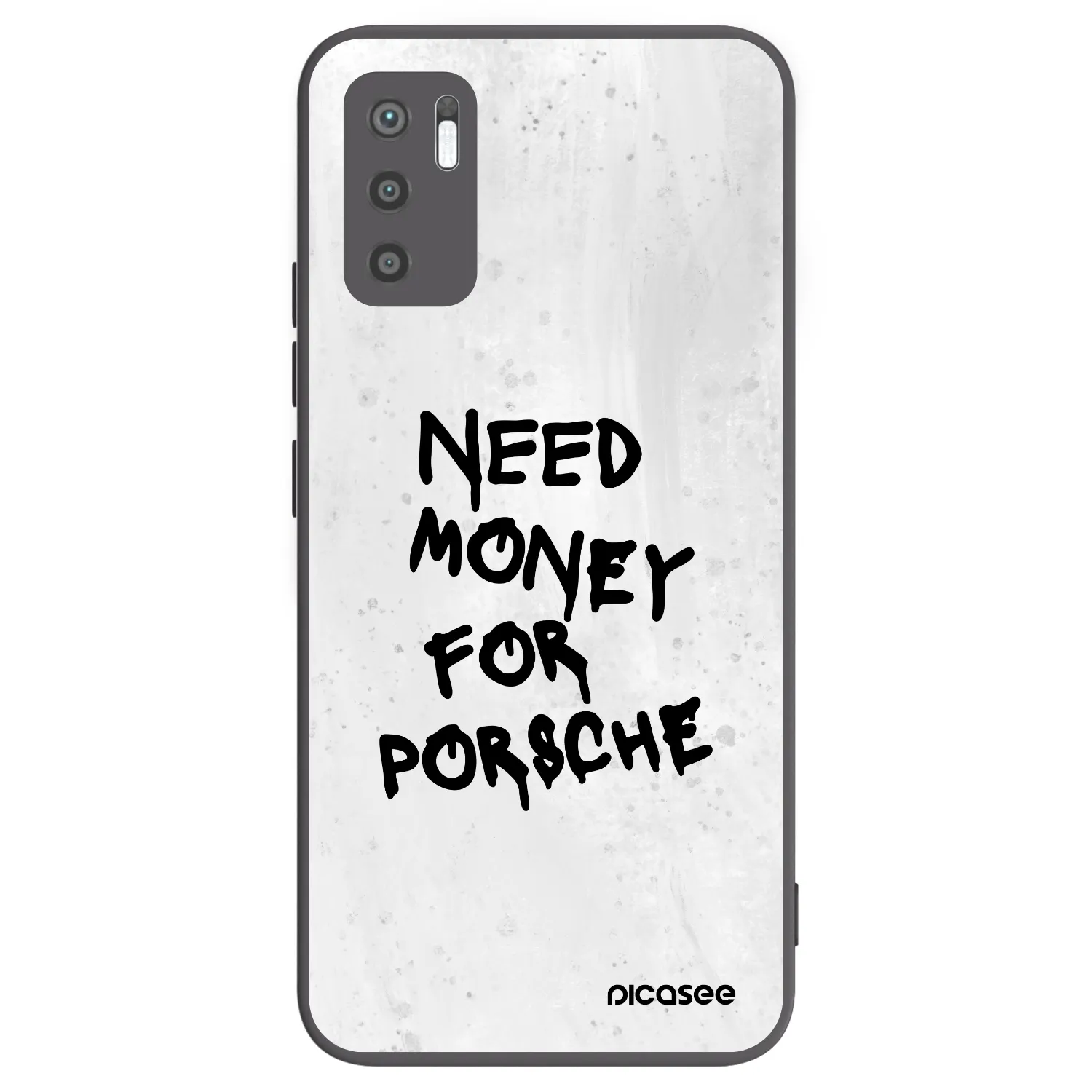 Picasee crna silikonska maskica za Xiaomi Redmi Note 10 5G - White Dollar