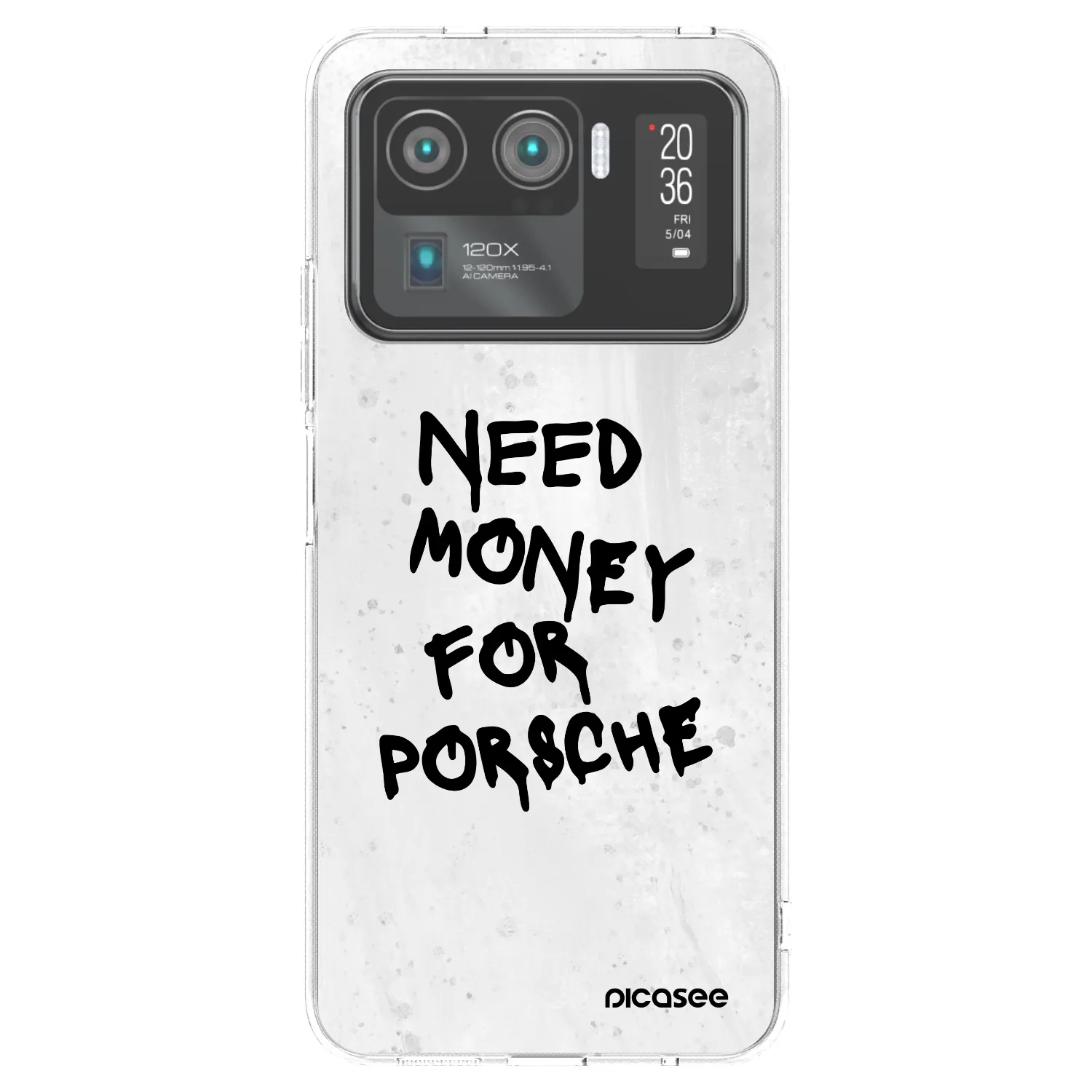 Picasee silikonska prozirna maskica za Xiaomi Mi 11 Ultra - White Dollar
