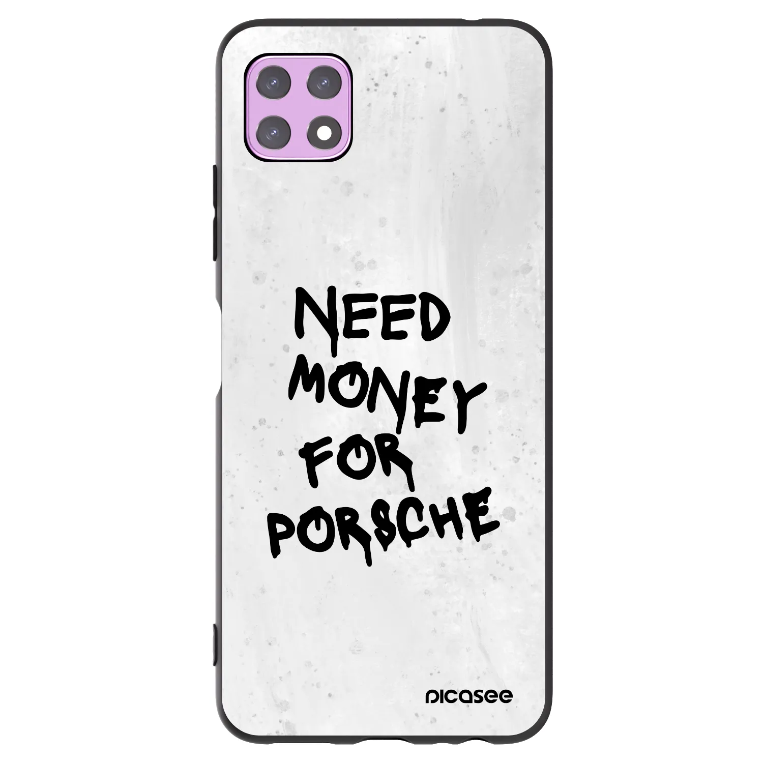 Picasee crna silikonska maskica za Samsung Galaxy A22 A226B 5G - White Dollar