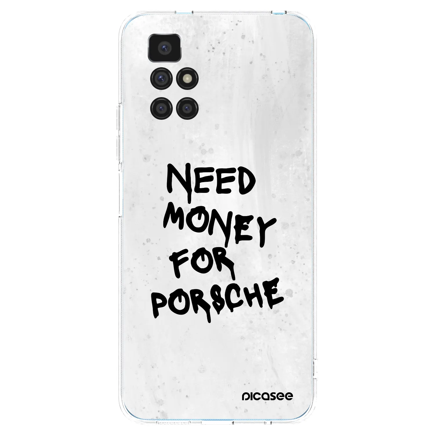 Picasee silikonska prozirna maskica za Xiaomi Redmi 10 - White Dollar