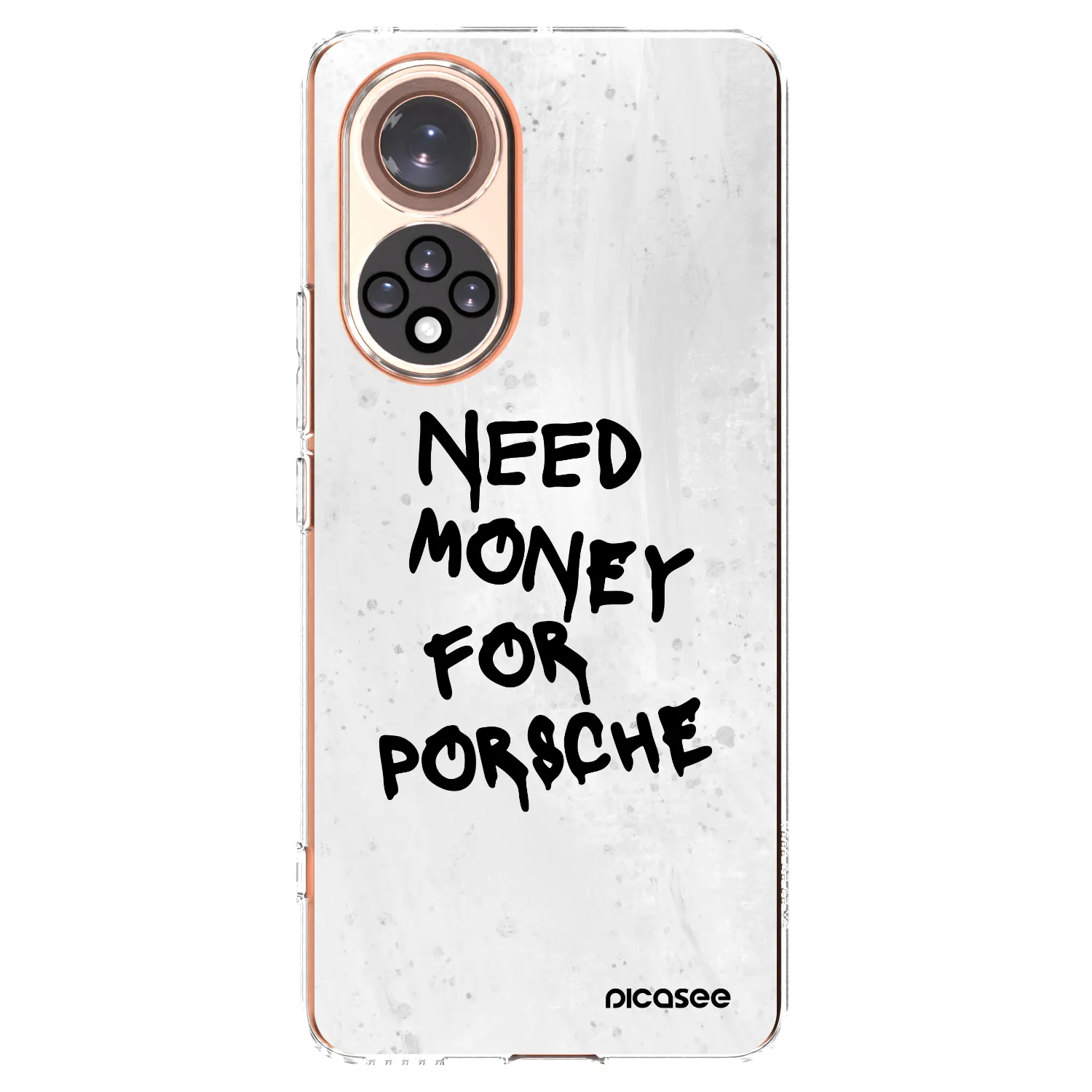 Picasee silikonska prozirna maskica za Honor 50 5G - White Dollar