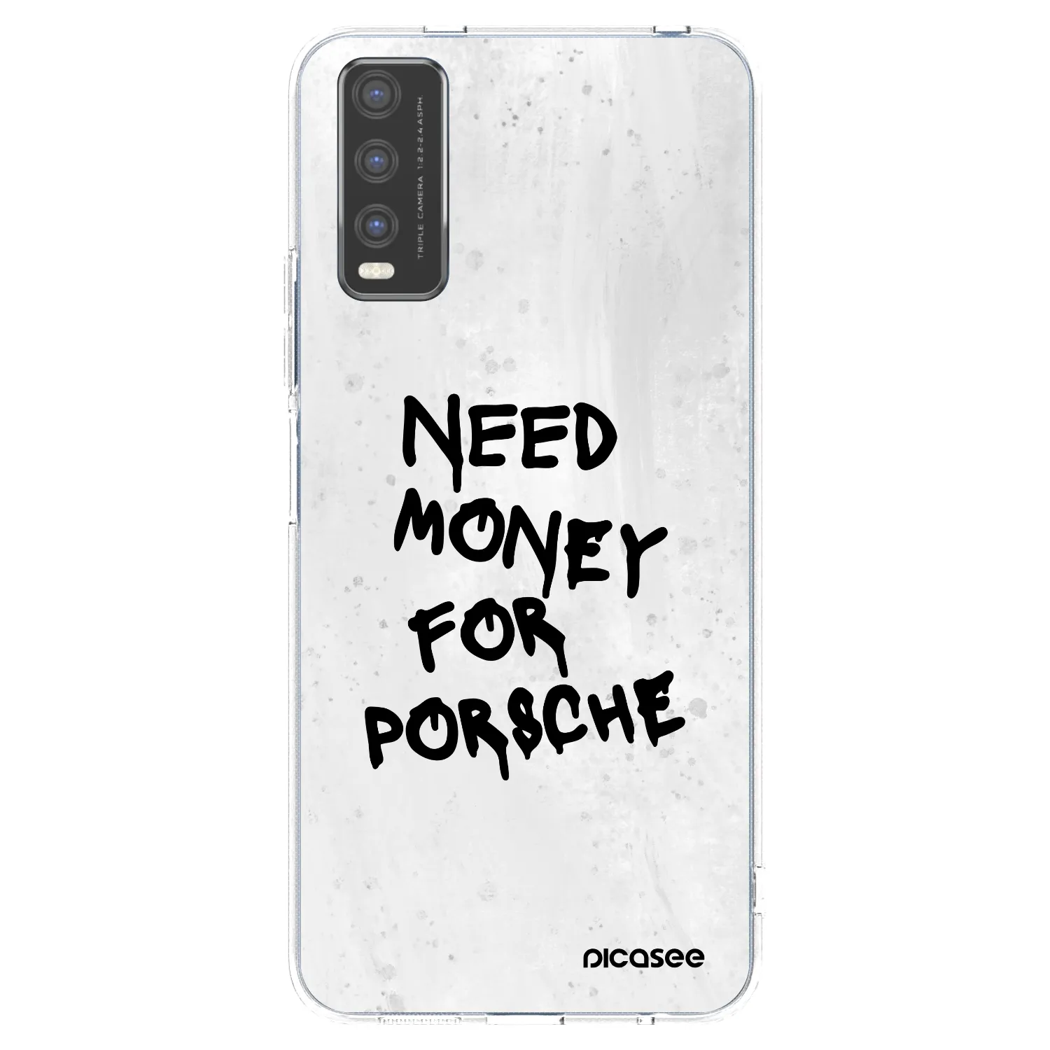 Picasee silikonska prozirna maskica za Vivo Y20s - White Dollar