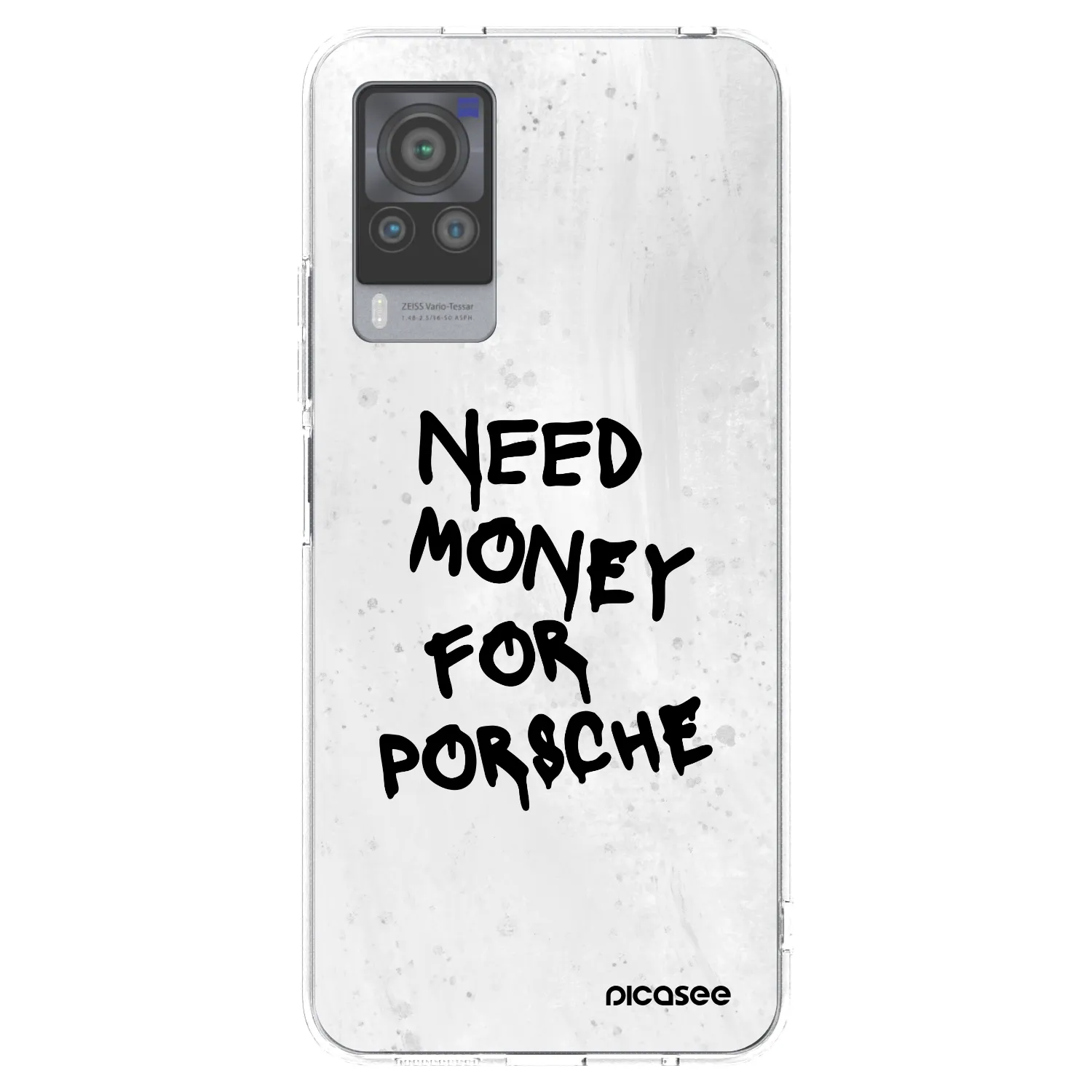 Picasee silikonska prozirna maskica za Vivo X60 Pro 5G - White Dollar
