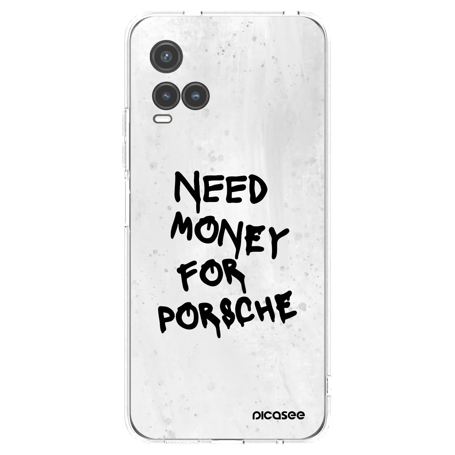 Picasee silikonska prozirna maskica za Vivo Y33s - White Dollar