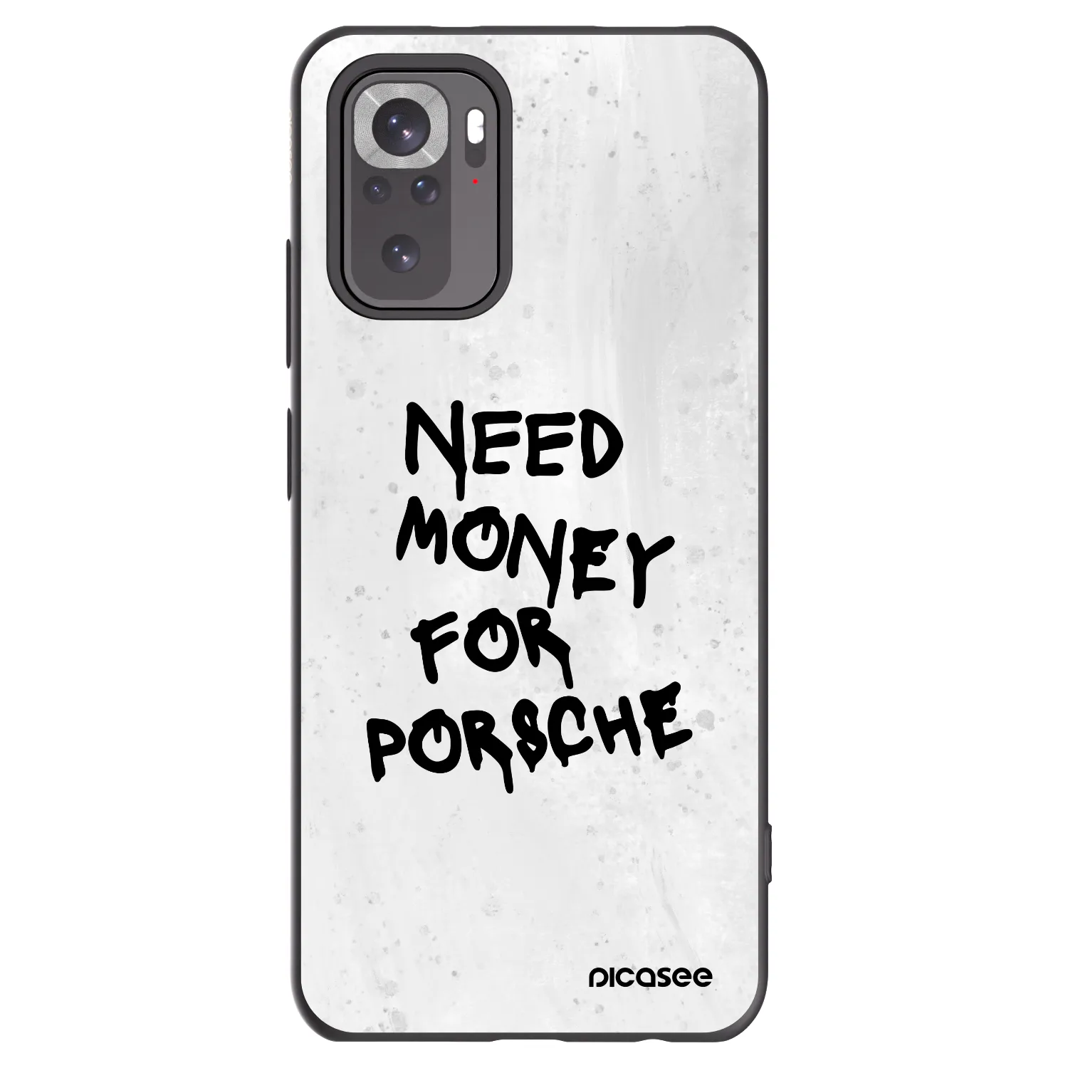 Picasee crna silikonska maskica za Xiaomi Redmi Note 11S 4G - White Dollar