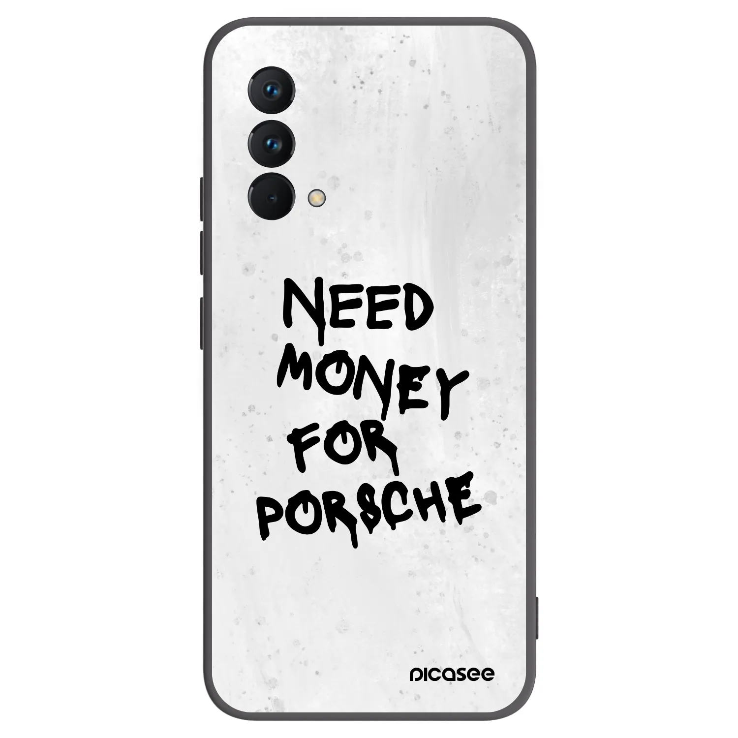 Picasee crna silikonska maskica za Realme GT Master Edition 5G - White Dollar