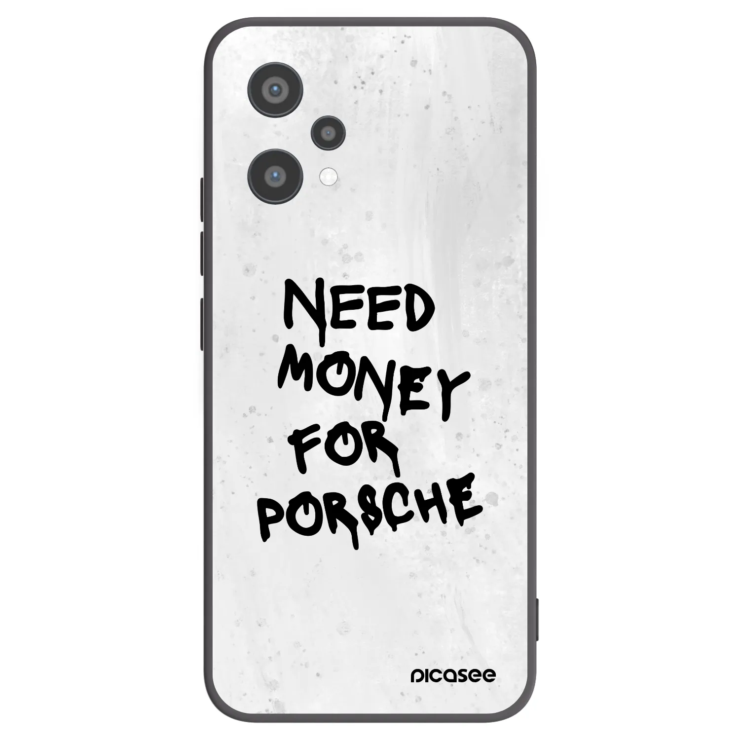 Picasee crna silikonska maskica za Realme 9 Pro 5G - White Dollar
