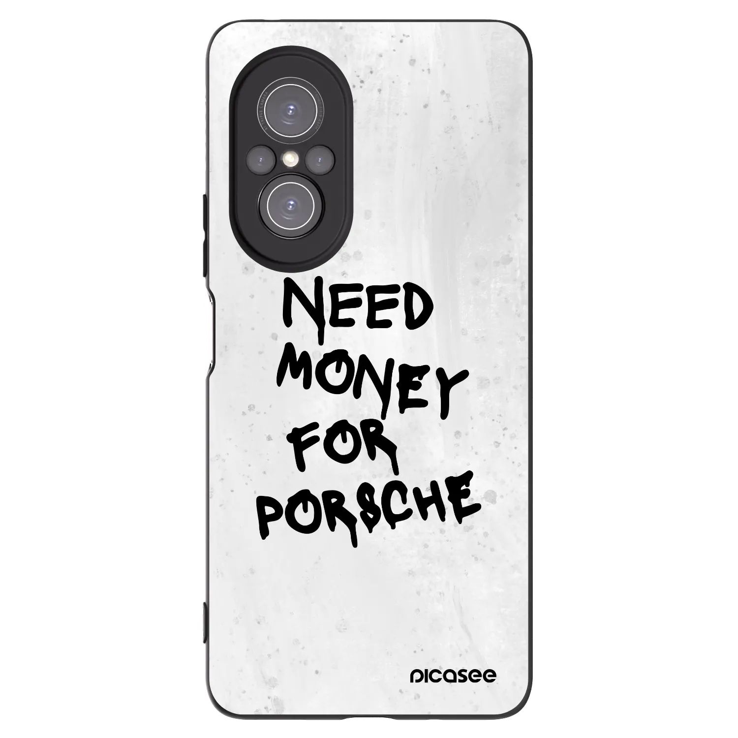 Picasee crna silikonska maskica za Huawei Nova 9 SE - White Dollar