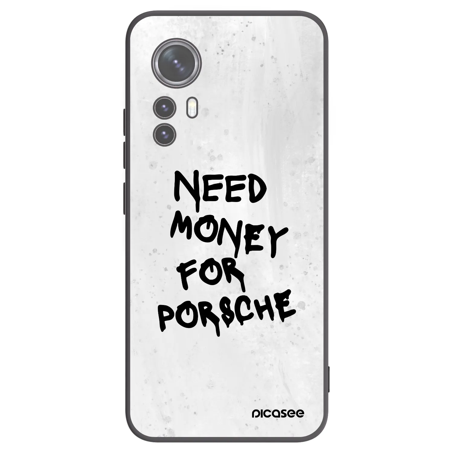 Picasee crna silikonska maskica za Xiaomi 12 - White Dollar