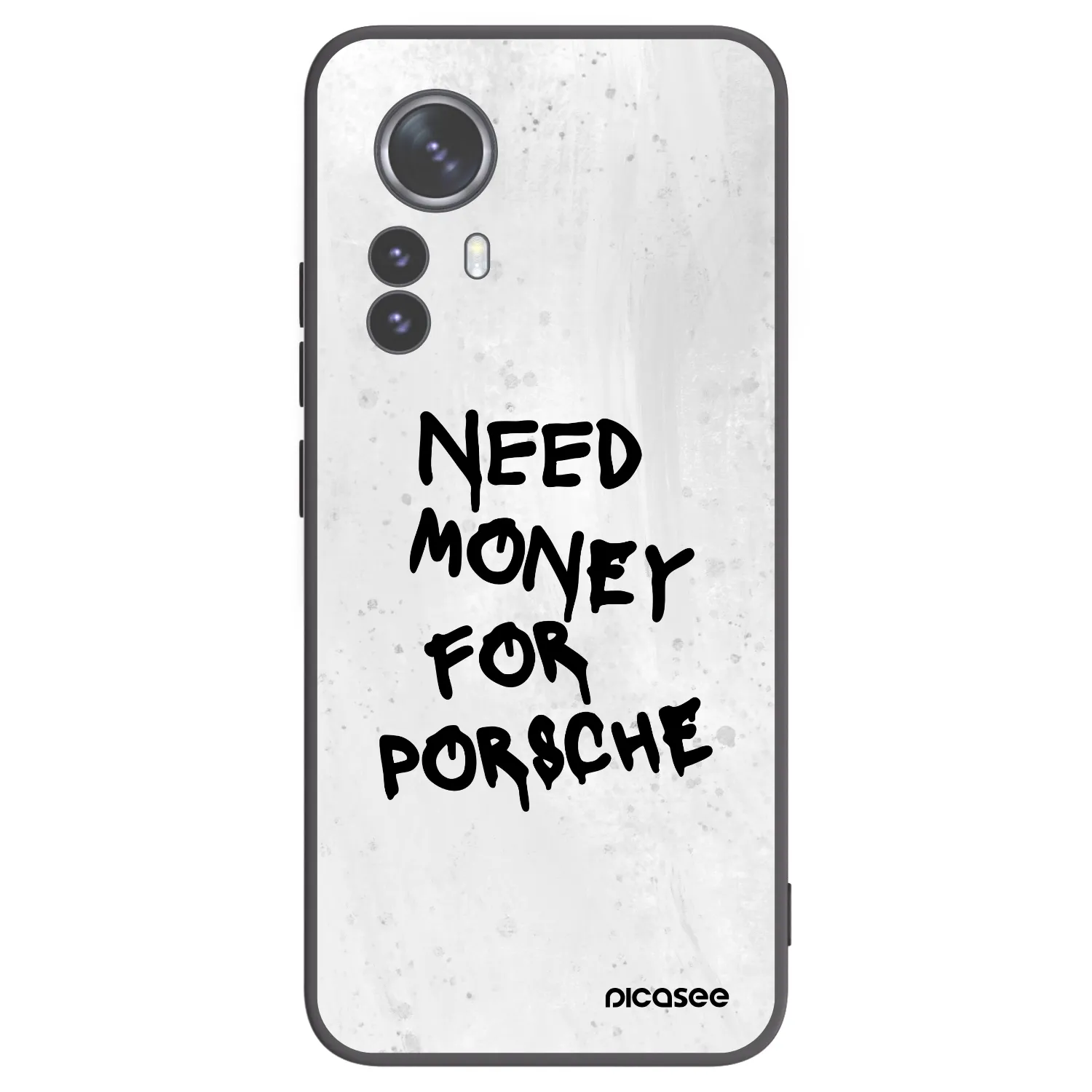 Picasee crna silikonska maskica za Xiaomi 12 Pro - White Dollar