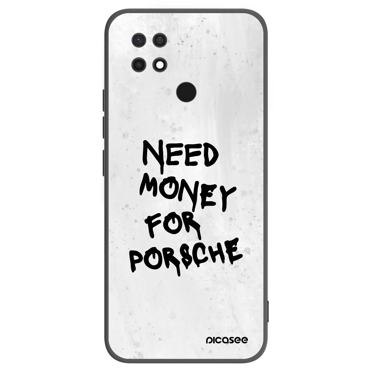 Picasee crna silikonska maskica za Xiaomi Redmi 10C - White Dollar