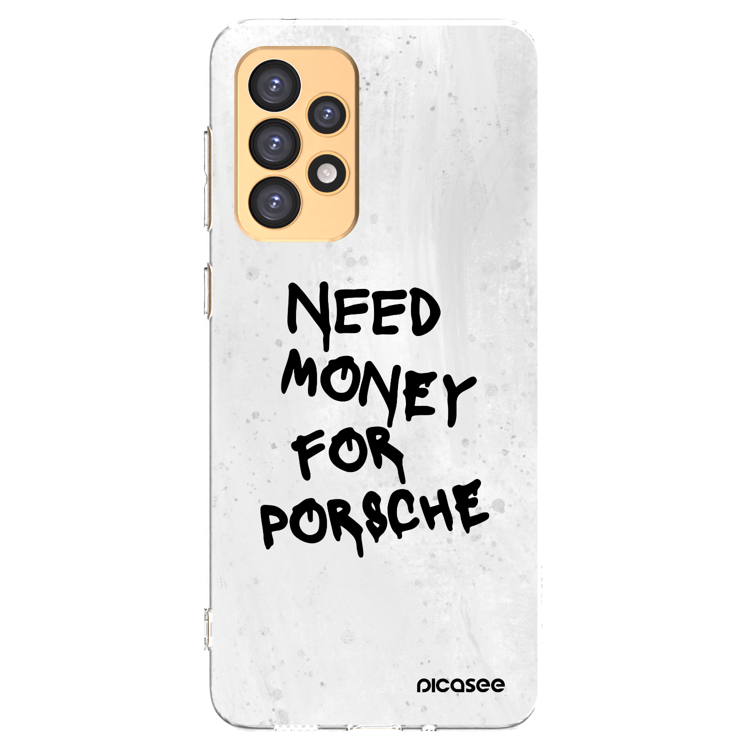 Picasee silikonska prozirna maskica za Samsung Galaxy A33 5G A336 - White Dollar