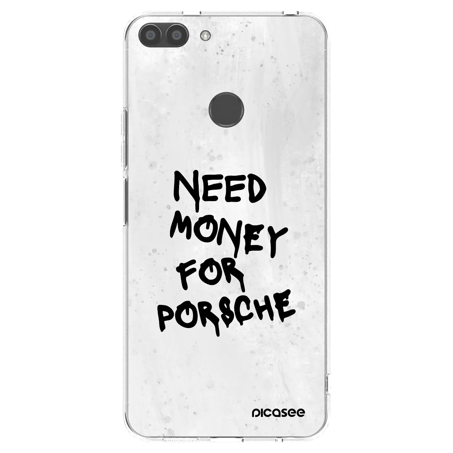 Picasee silikonska prozirna maskica za Huawei P Smart - White Dollar