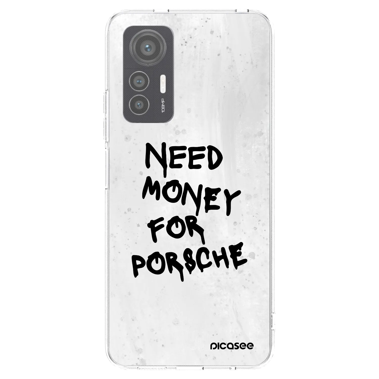 Picasee silikonska prozirna maskica za Xiaomi 12 Lite - White Dollar