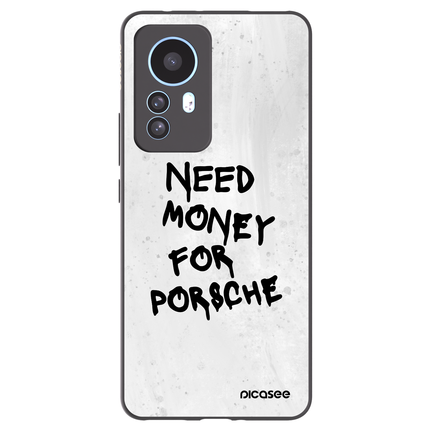Picasee crna silikonska maskica za Xiaomi 12T Pro - White Dollar