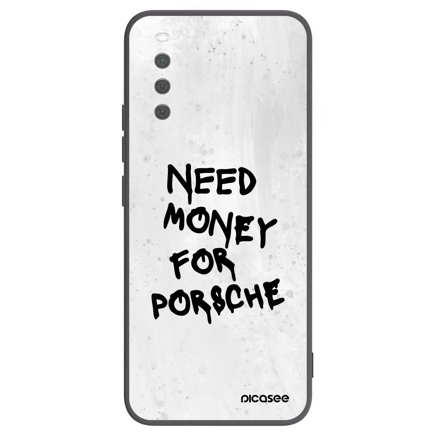 Picasee crna silikonska maskica za Sony Xperia 10 III - White Dollar