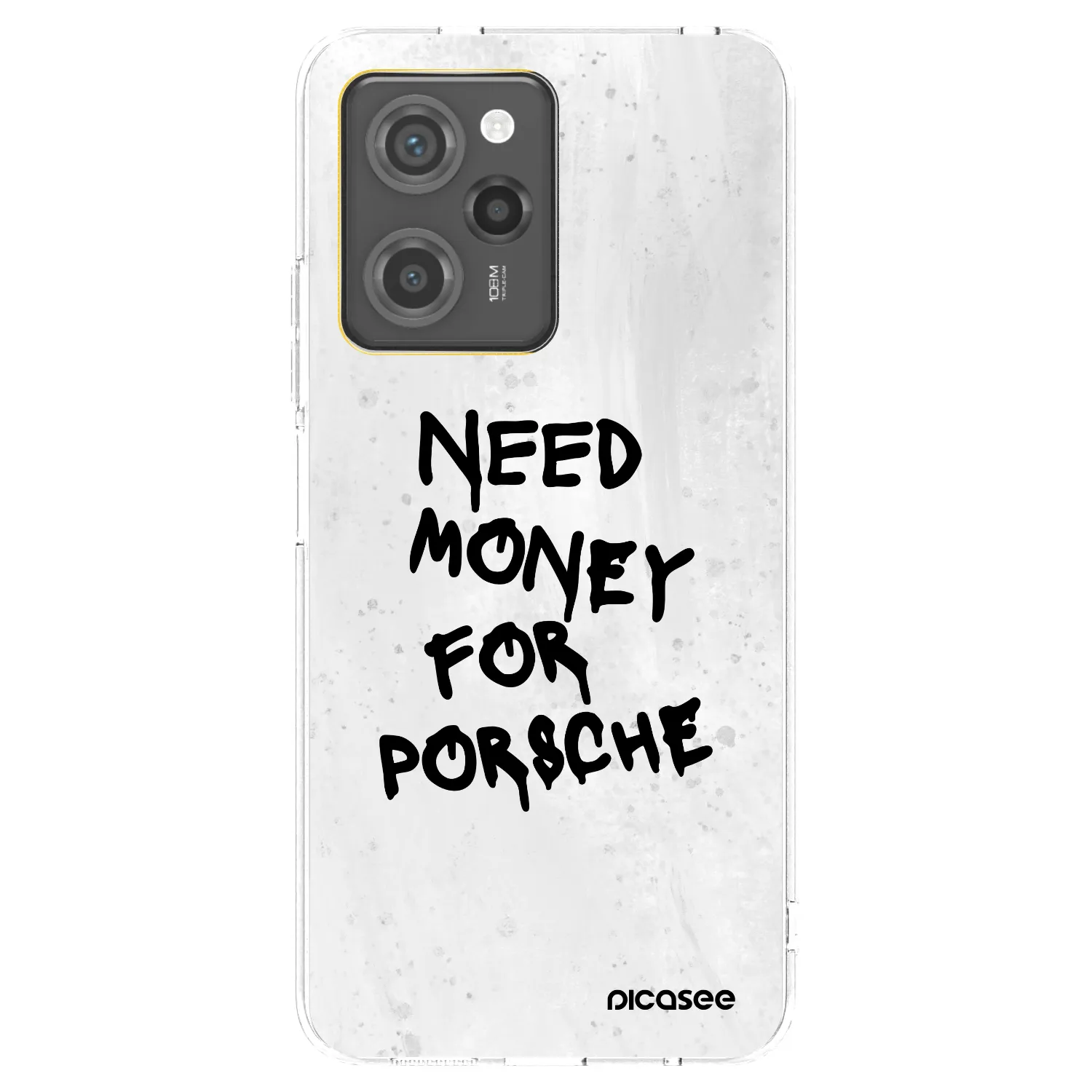 Picasee silikonska prozirna maskica za Xiaomi Poco X5 Pro - White Dollar