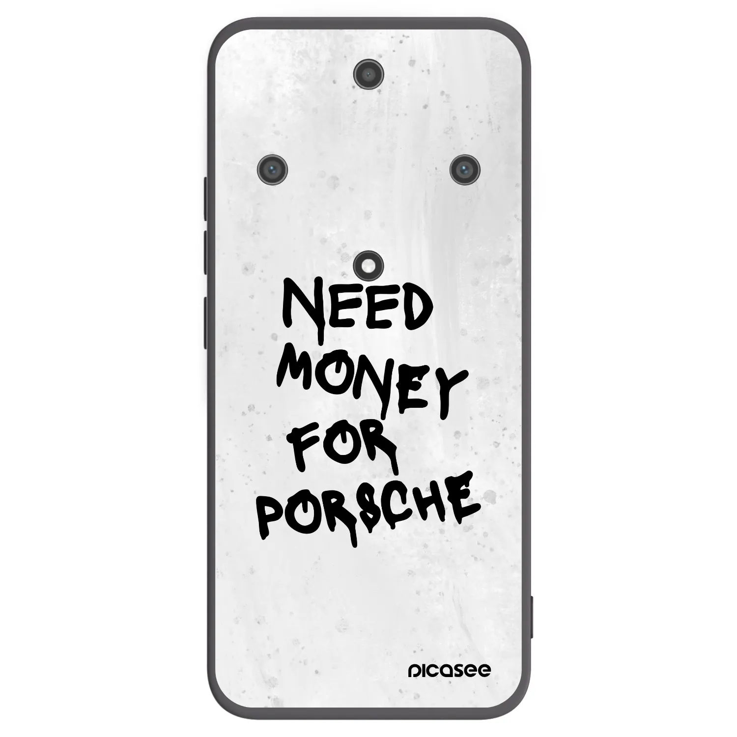 Picasee crna silikonska maskica za Honor Magic5 Lite 5G - White Dollar