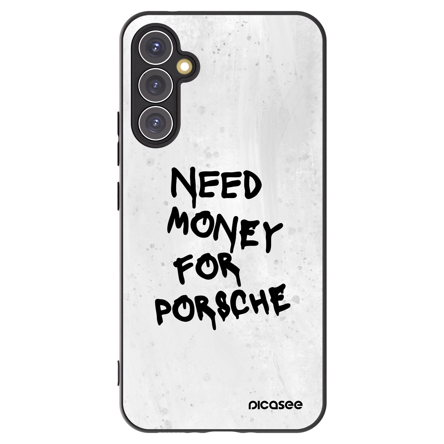 Picasee crna silikonska maskica za Samsung Galaxy A34 5G A346B - White Dollar