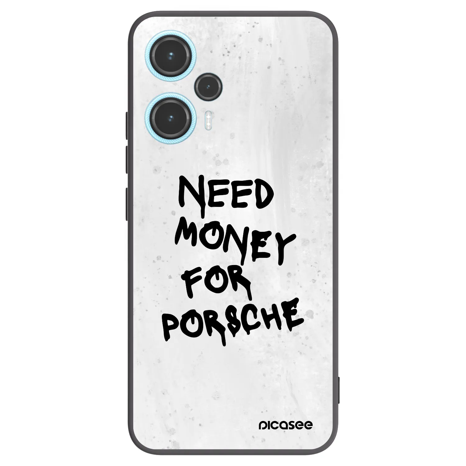 Picasee crna silikonska maskica za Xiaomi Poco F5 - White Dollar