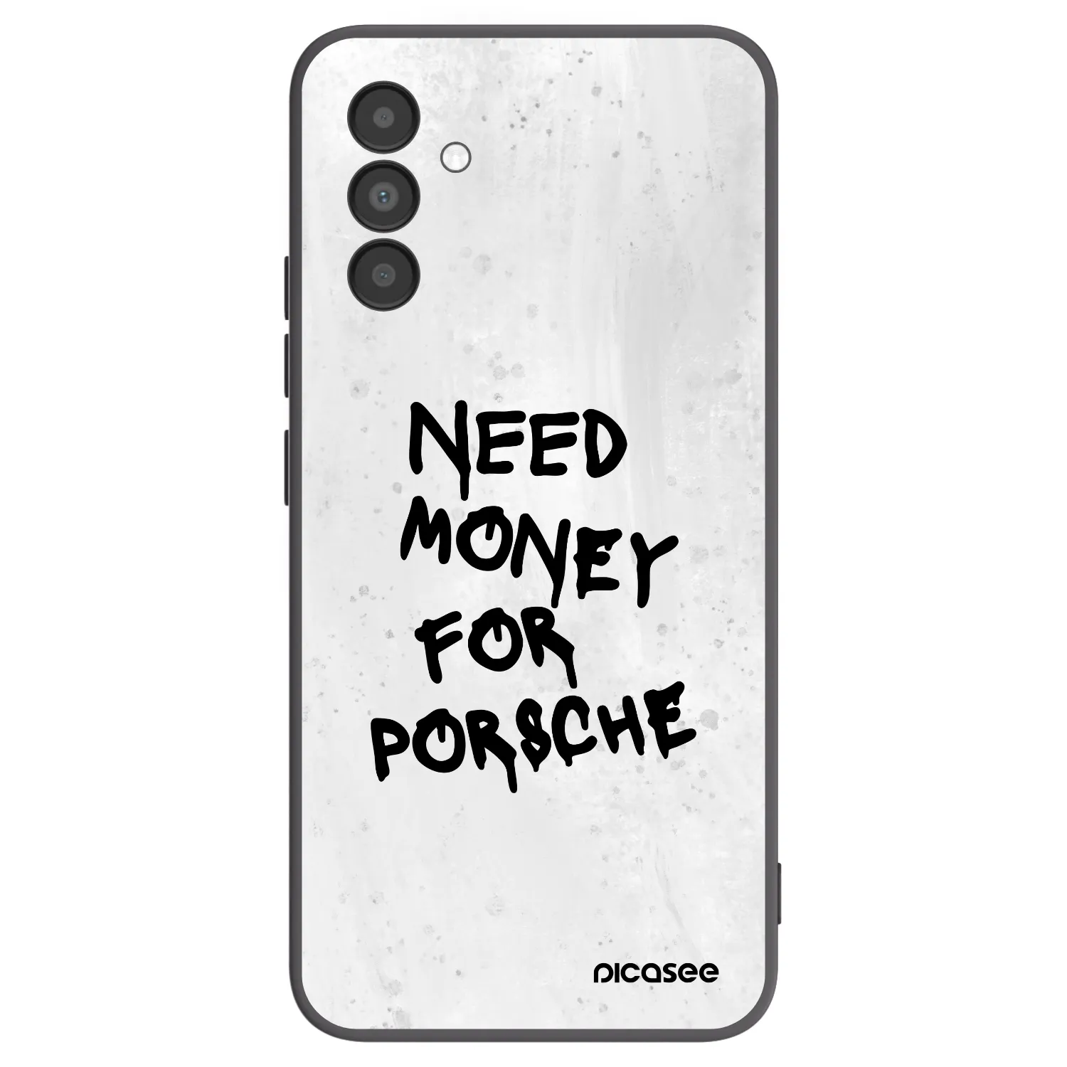 Picasee crna silikonska maskica za Samsung Galaxy A04s A047F - White Dollar