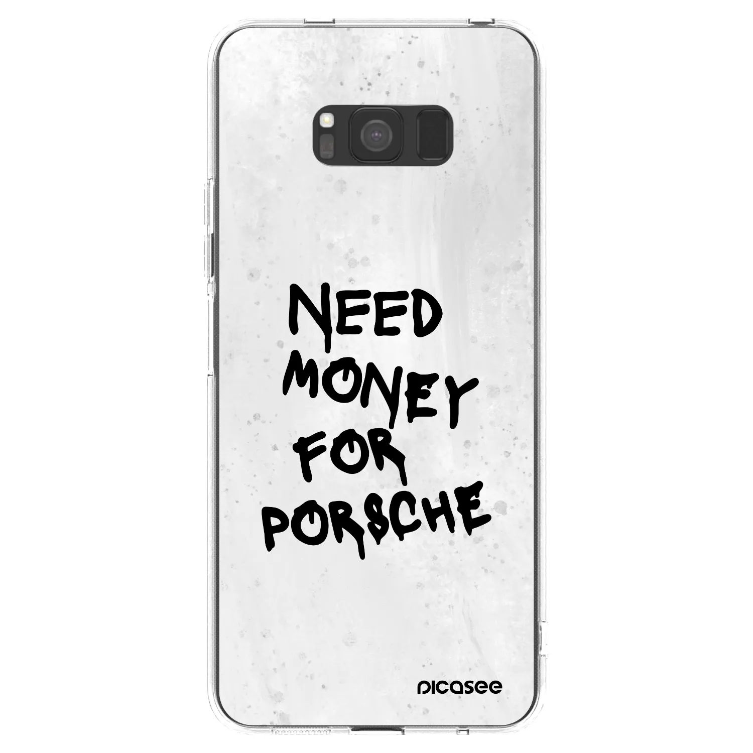 Picasee silikonska prozirna maskica za Samsung Galaxy S8 G950F - White Dollar