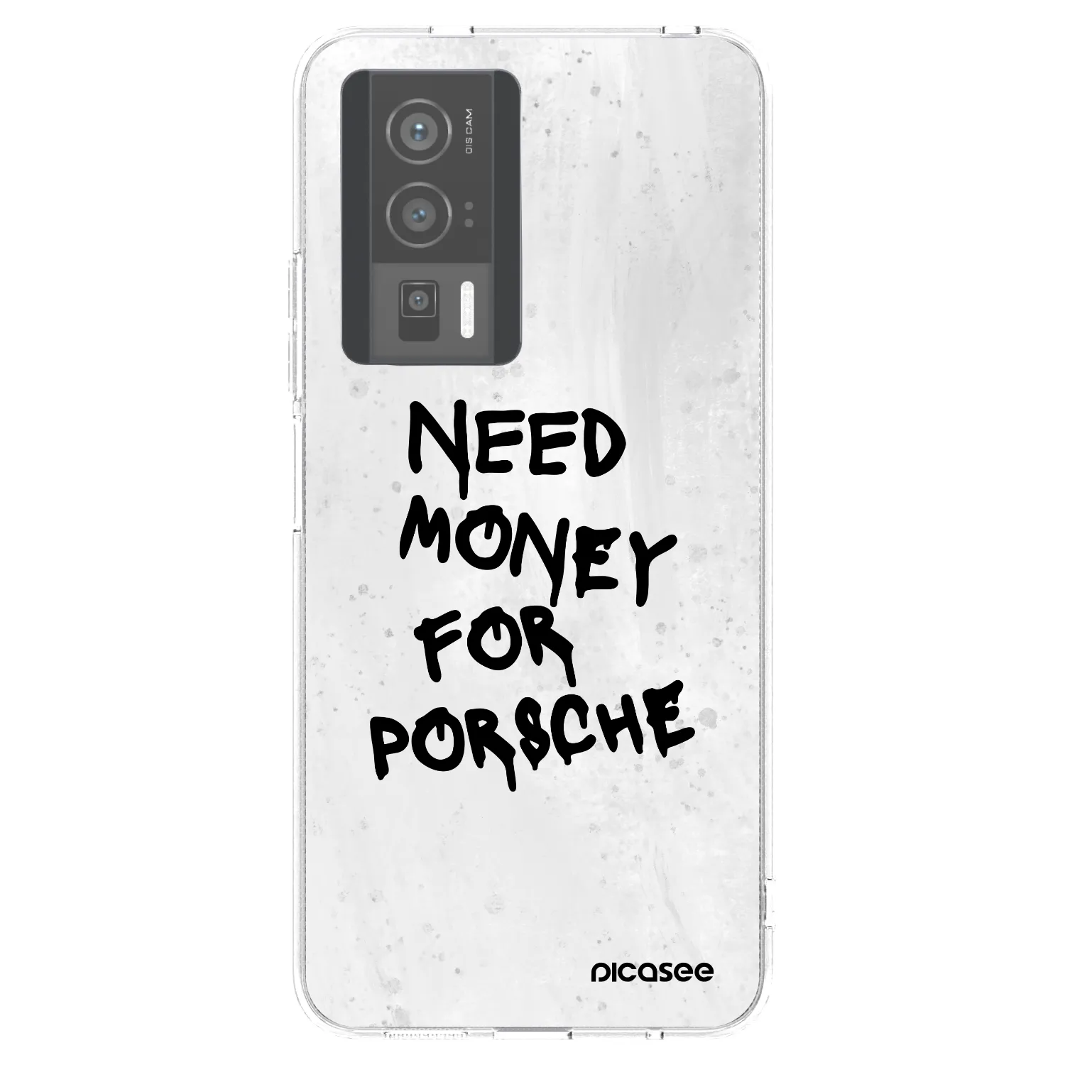 Picasee silikonska prozirna maskica za Xiaomi Poco F5 Pro 5G - White Dollar